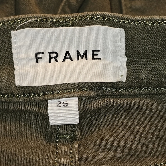 Frame denim Jeans Le High Skinny in Military - - Picture 6 of 8